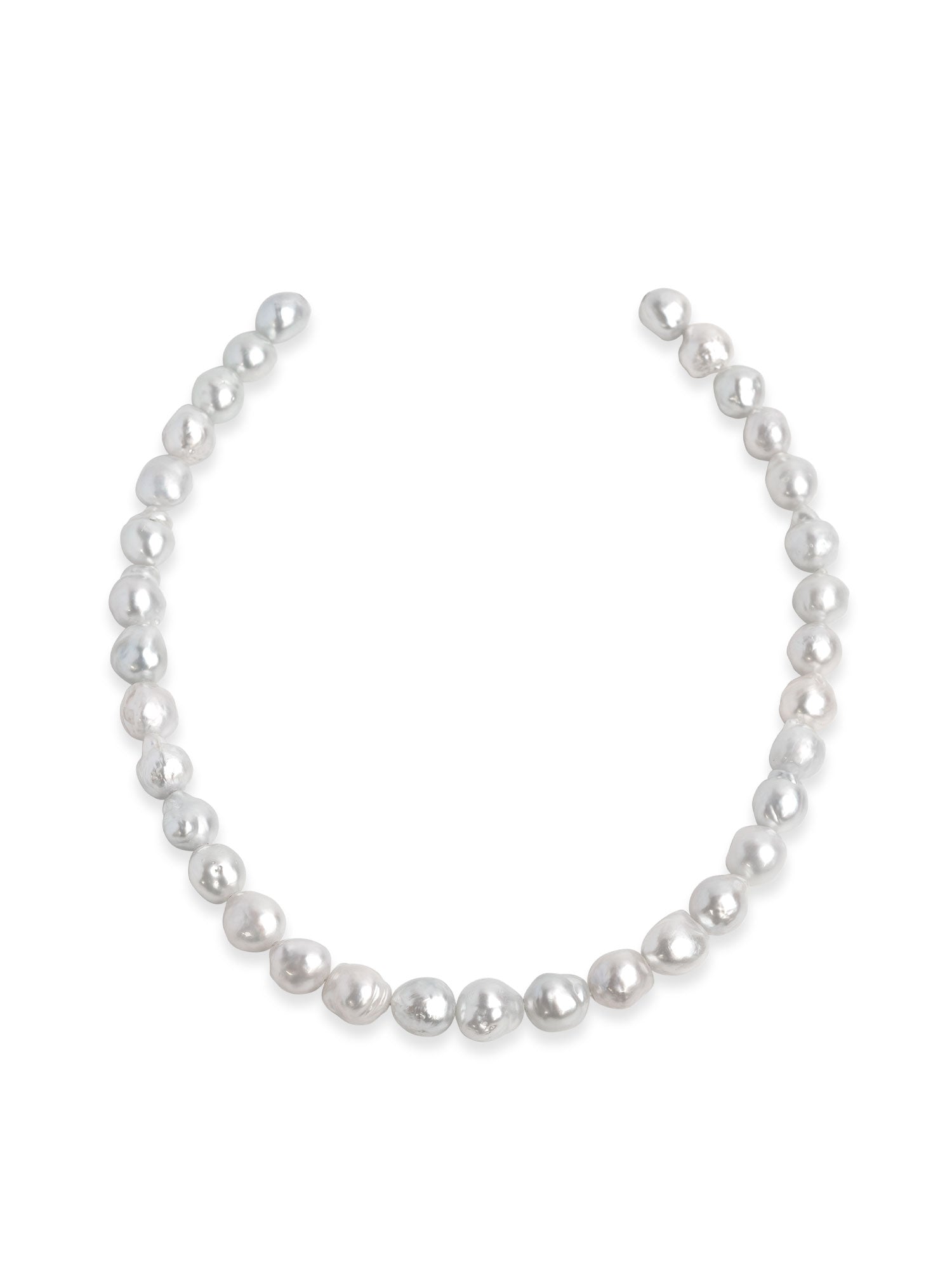 Australian Baroque cultured pearl necklace 10 - 12.5 mm AA+