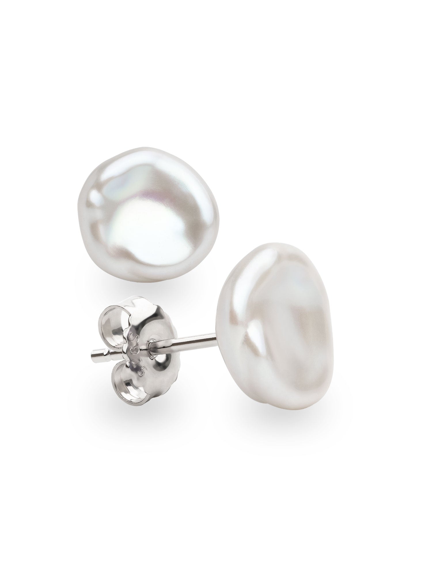 Freshwater Keshi Baroque Cultured Pearl Earrings