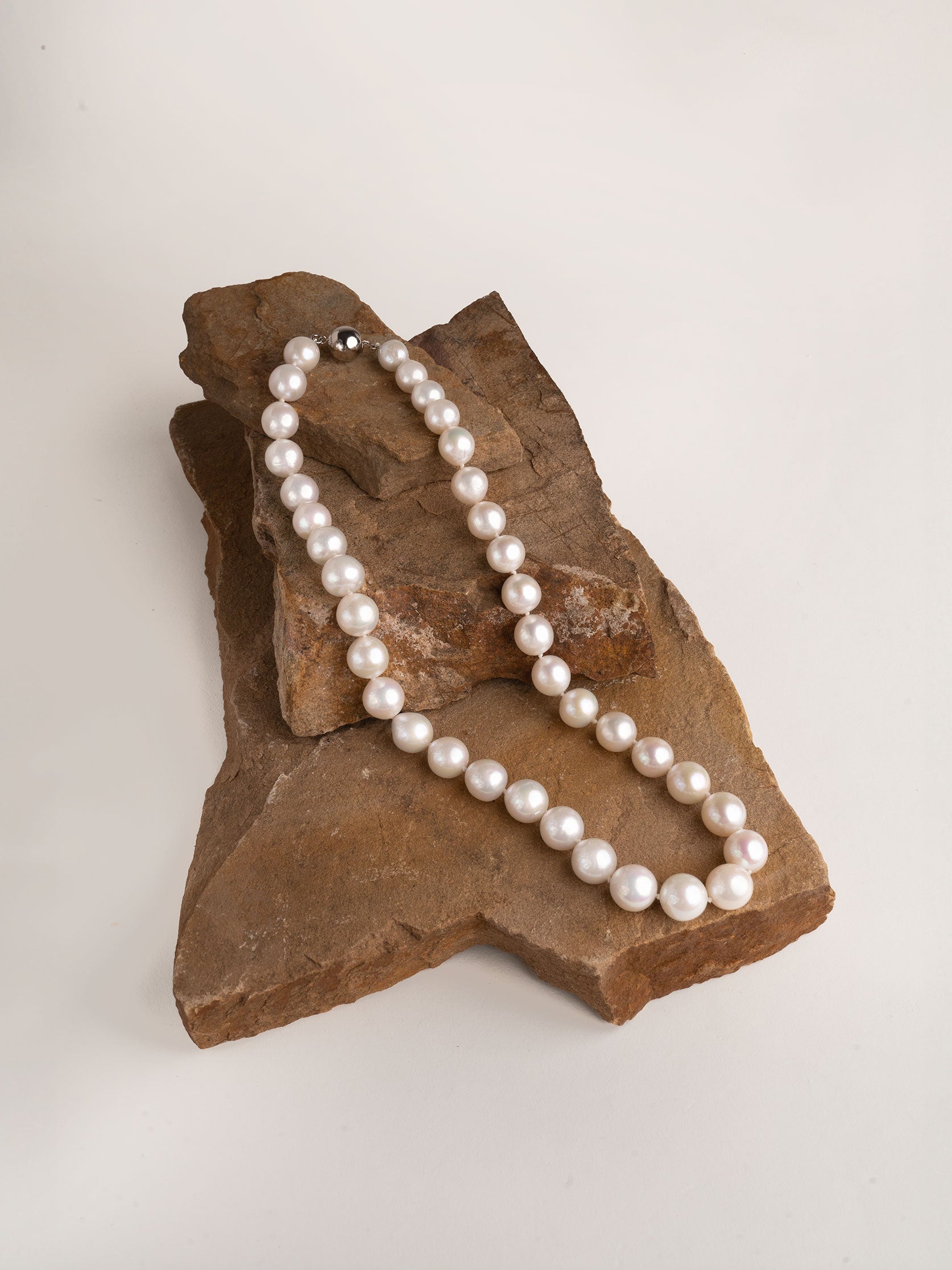 Fotos Collar de Perlas Cultivadas de Agua Dulce Edison Redondas Grandes 12-13 mm