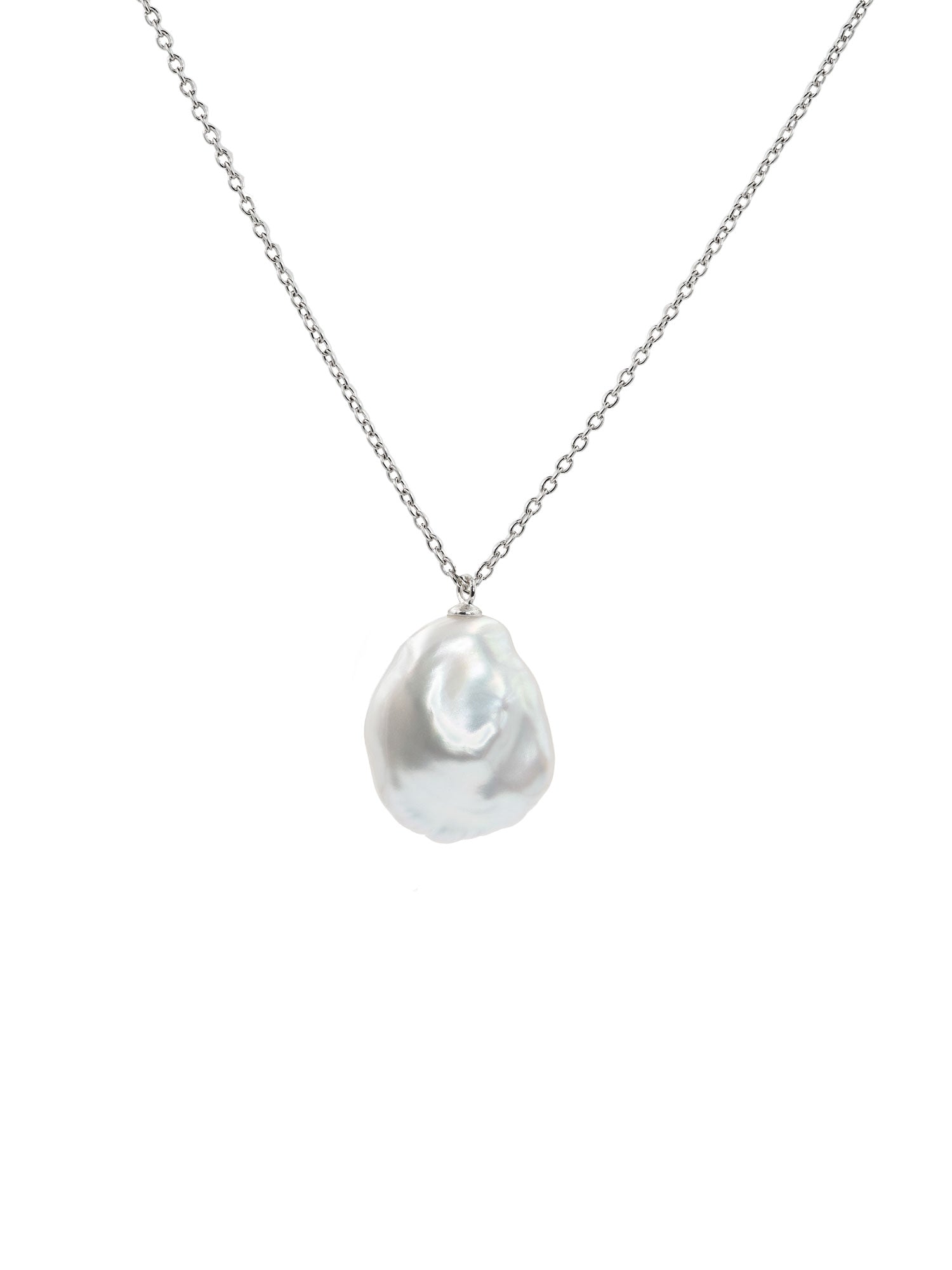 Colgante Perla de Agua Dulce Keshi de 14-16 mm y Plata de ley Secret & You