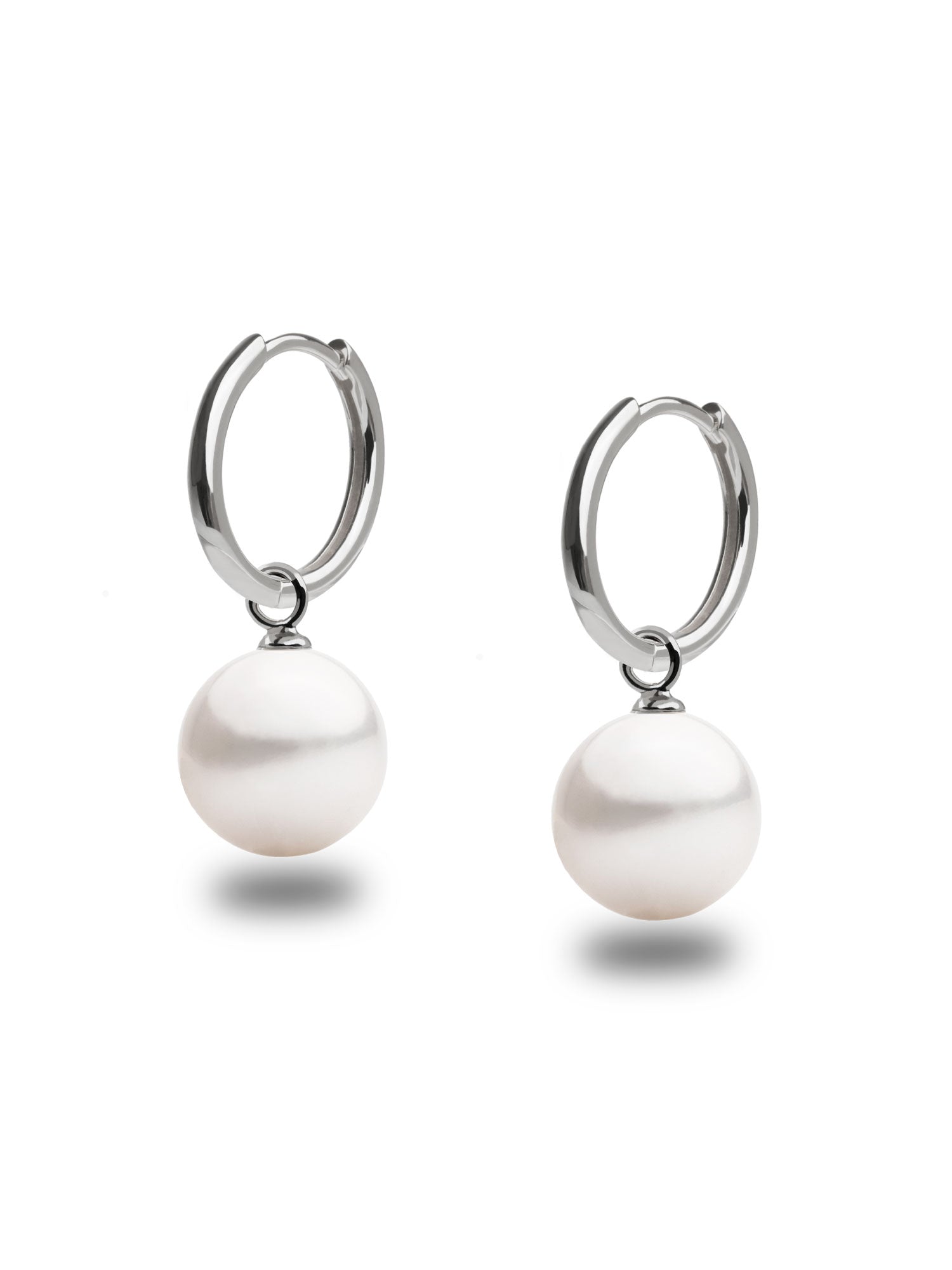 Aros de plata con perla redonda 16mm