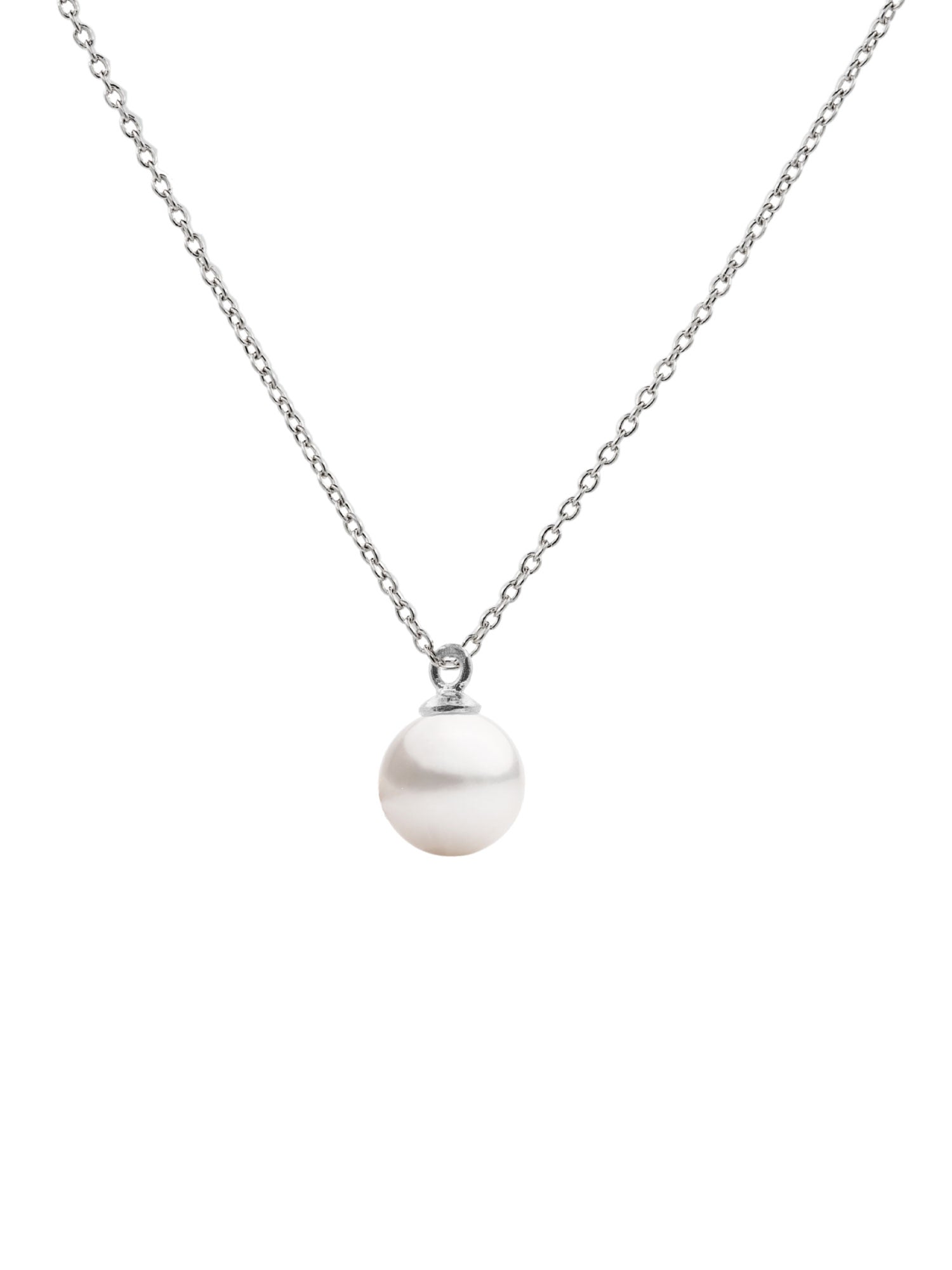 Sterling Silver Pearl Necklace; Freshwater Pearl Pendant Necklace – J'Adorn  Designs