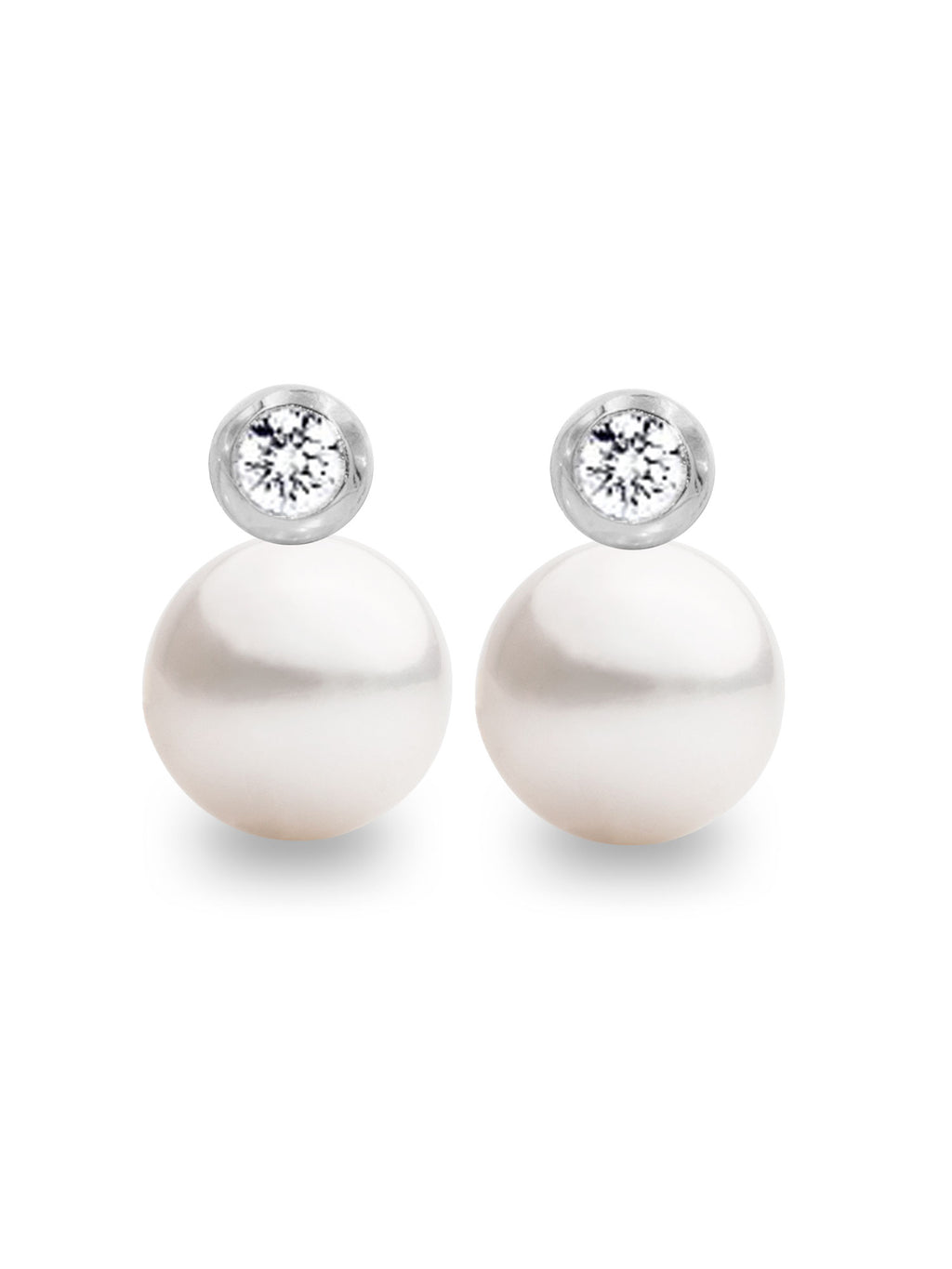 LA SIRÈNE Petite Earring Hook - Small White Pearls