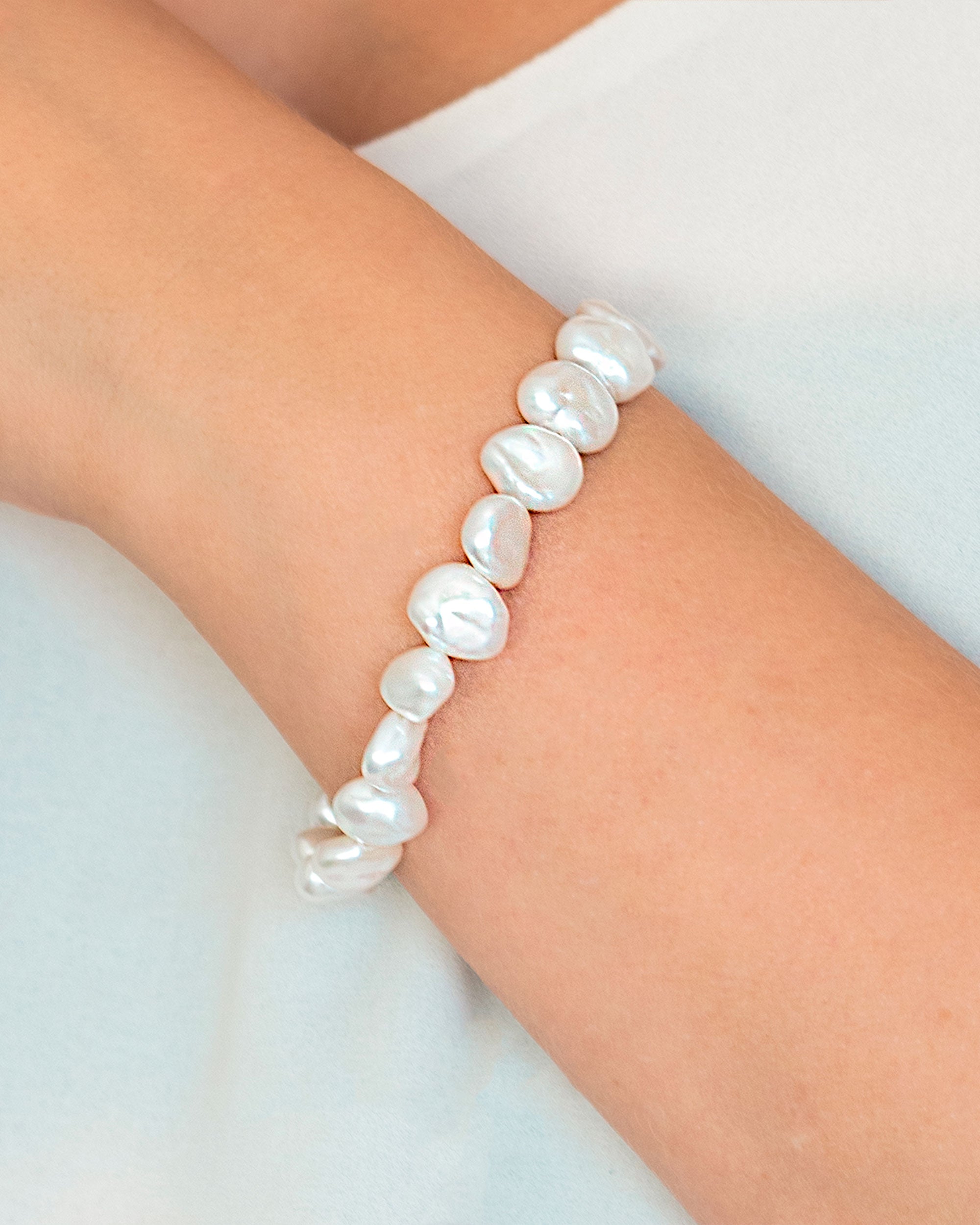 Elastic Charming Natural Real Cultured Freshwater Baroque Pearl Bracelet  Jewelry  China Pearl Bracelet and Baroque Pearl Bracelet price   MadeinChinacom