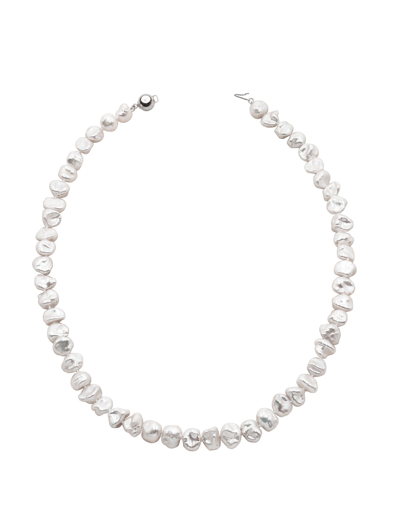 Collar de Perlas Cultivadas de Agua Dulce Barrocas Keshi de 13-14 mm, 45 cm Secret & You