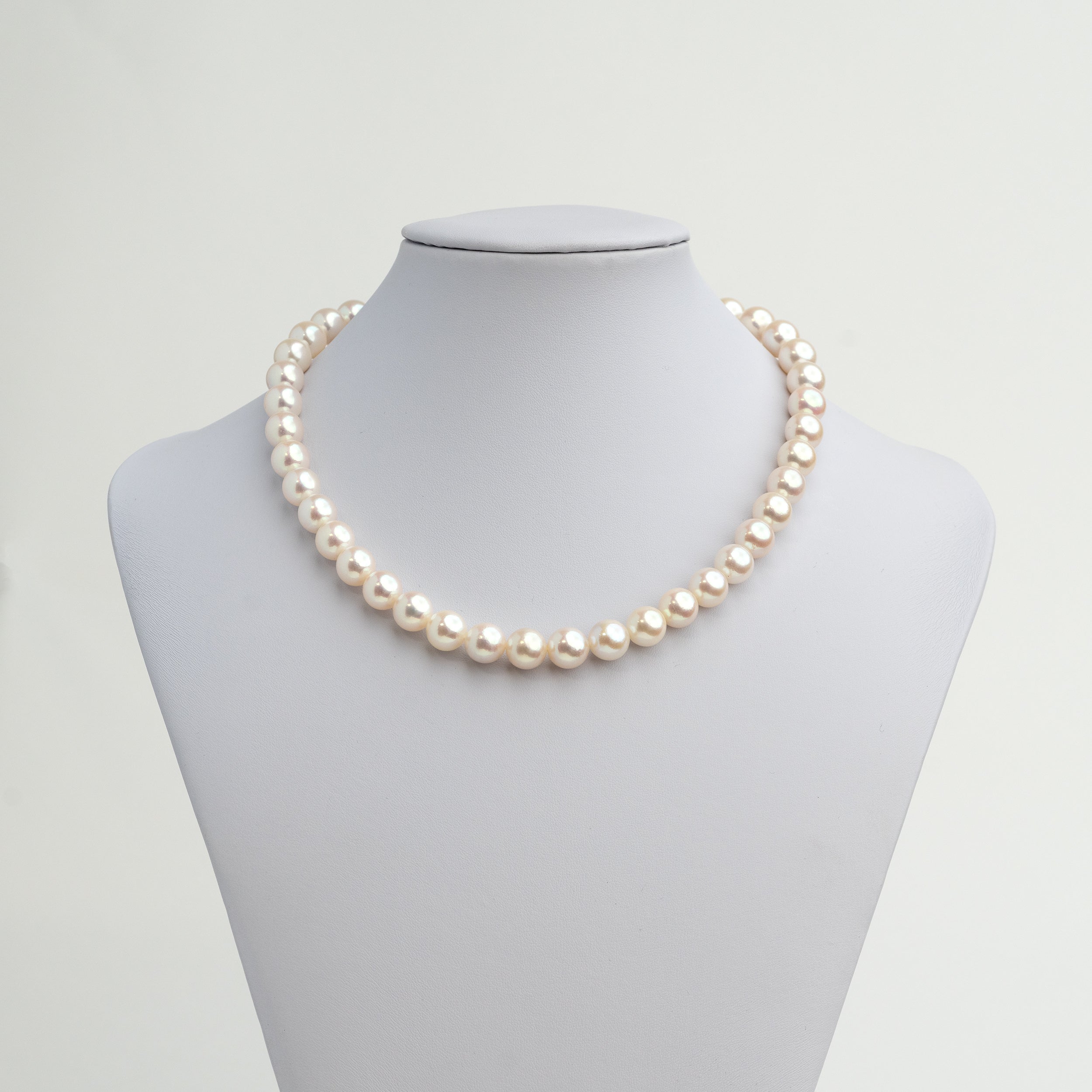 Japanese Akoya Cultured Pearl Necklace 9.5 - 10mm S&Y Signature | 45cm